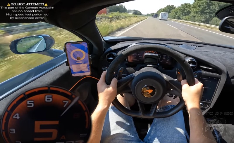 WATCH: McLaren 765LT Takes It All The Way To Over 200 MPH